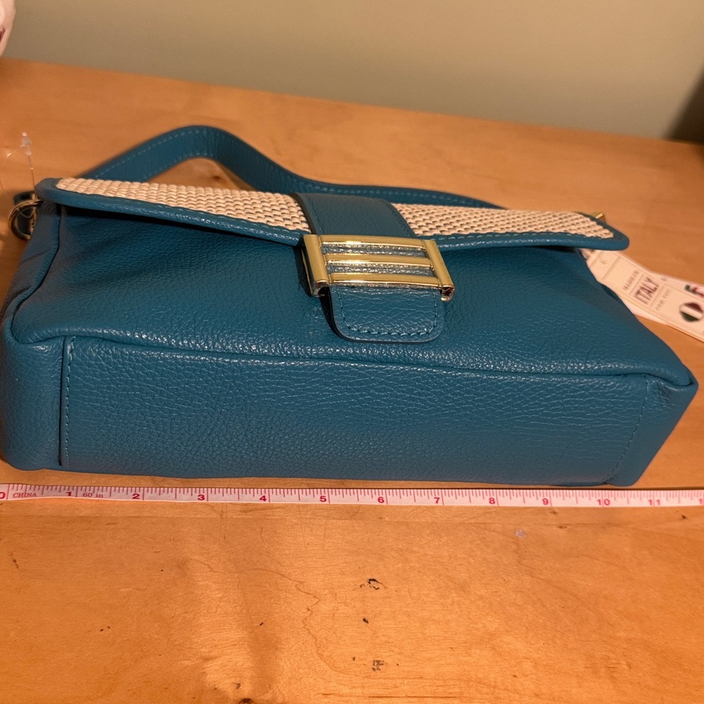 DIVINA FIRENZE LEATHER HANDBAG NWT - Picture 9 of 16